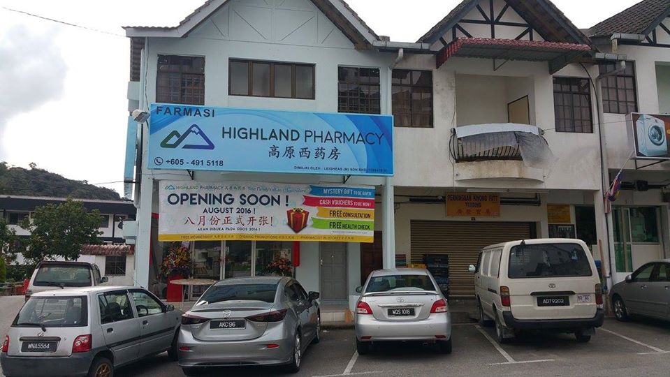 Highland Pharmacy, Brinchang, Cameron Highland