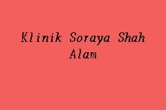 KLINIK SORAYA